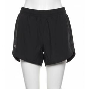 Under Armour Running Shorts XS Black Athletic Heat Gear Elastic Waist Gym Runner